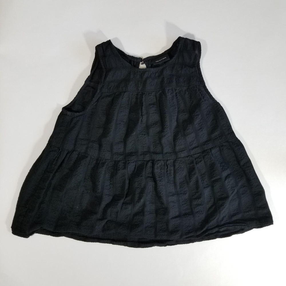 Who What Wear Black Sleeveless Top